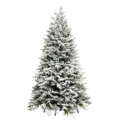 Albero di Natale innevato TOTAL PE | ALASKA SNOW | altezza 220cm - diametro 140cm - rami 1.141