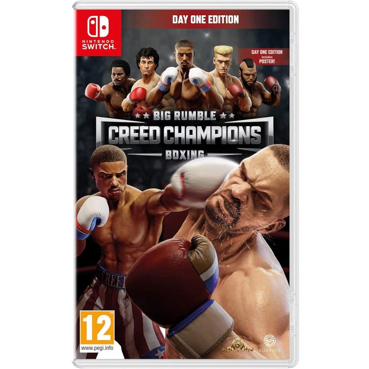 BIG RUMBLE BOXING CREED CHAMPIONS NINTENDO SWITCH  DAY ONE EDITION VIDEOGIOCO IT