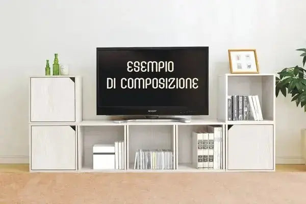 Cubi componibili Cubestack - Rovere nordico 35x29x35 cm modulari