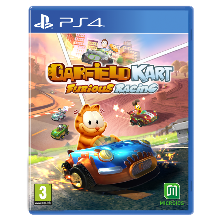 Garfield Kart Furious Racing PS4 Videospiel Deutsch Neu PlayStation 4
