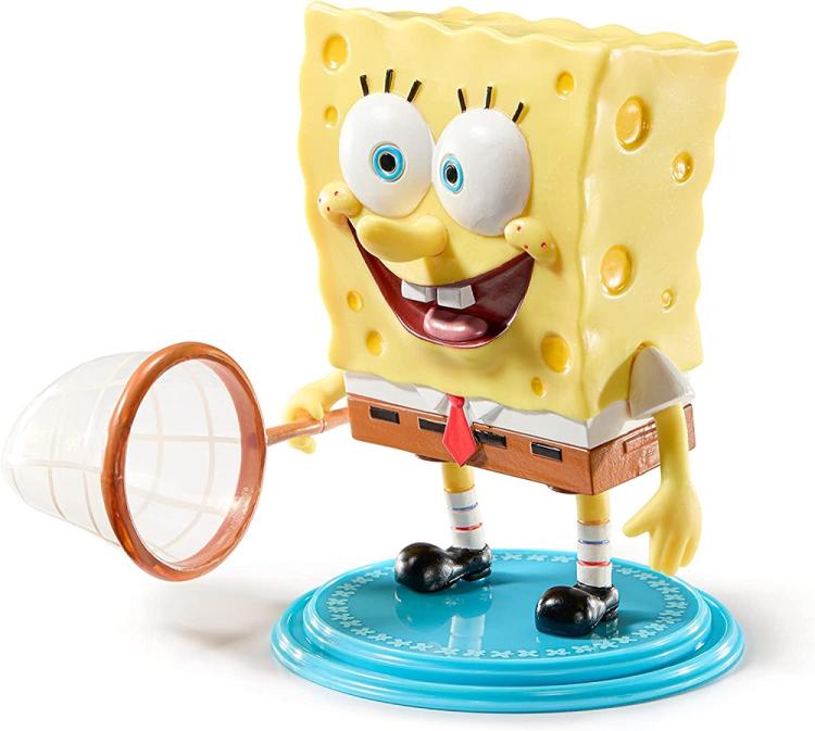 BENDYFIGS - SPONGEBOB SCHWAMMKOPF (SPONGEBOB) FIGUR MIT DISPLAY-STÄNDER SPIELZEUG