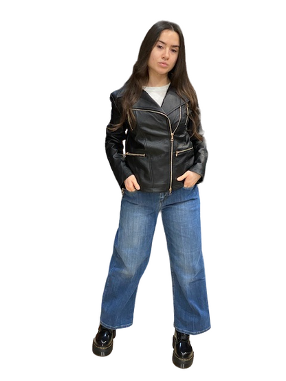 CafèNoir Jeans Culotte Donna Blu Medio - C7JJ1015 B048