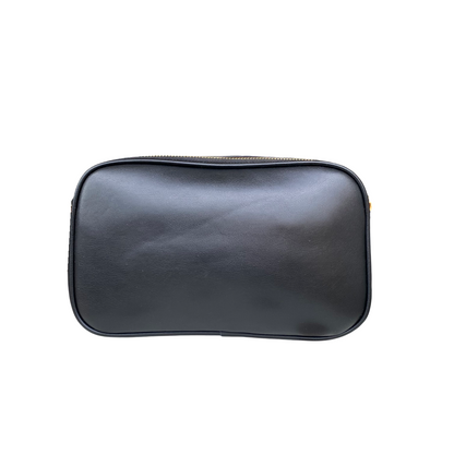 CafèNoir borsa a spalla con doppia zip e tracolla a catena C3YG0813 N001 nero