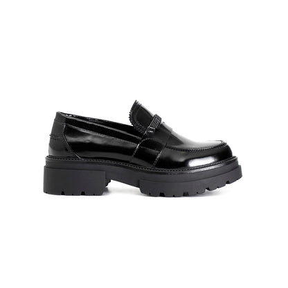 Cafènoir Mocassino EC9460 N001 Nero Strass Donna