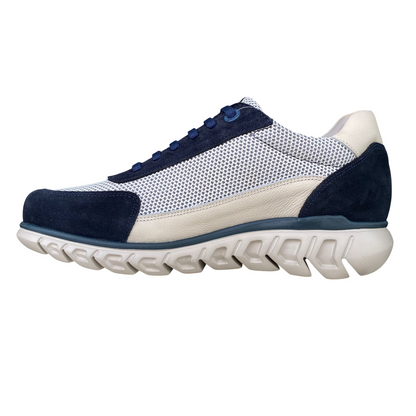 CallagHan Lifestyle Sneakers Uomo Luxe Squalo Blu Bianco - 12923