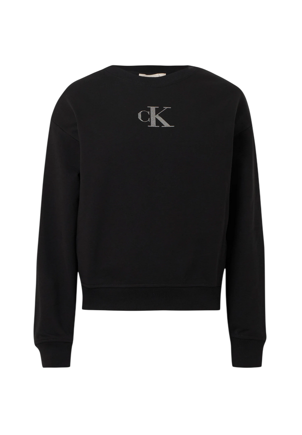 Calvin Klein Women's Crew Neck Sweatshirt LV047E828 Black