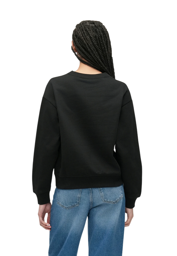 Calvin Klein Women's Crew Neck Sweatshirt LV047E828 Black