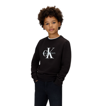 Calvin Klein Felpa Girocollo con Logo IU0IU00714BEH Nera