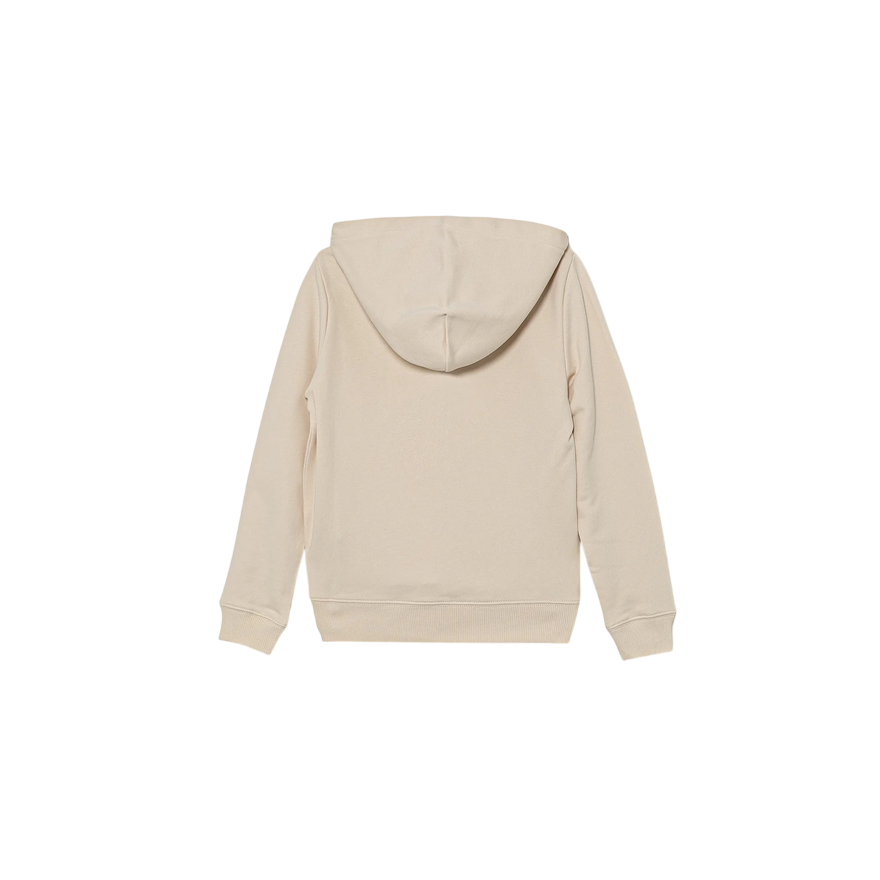Calvin Klein Felpa con Cappuccio Unisex Junior INST. LOGO IU0IU00679PGB Panna