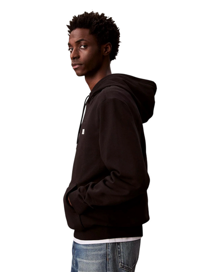 Calvin Klein Felpa con cappuccio LV04RC274G UB1 Nera - Spugna Morbida, Stile Monologo