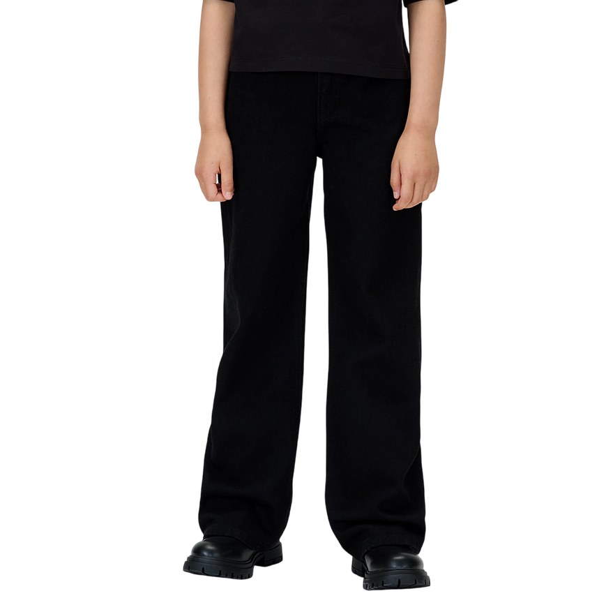 Calvin Klein Jeans High Rise Wide Leg IG0IG029981BY Blu per Bambina - Jeans a Vita Alta con Gamba Larga