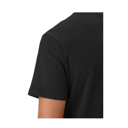 Calvin Klein Jeans T-shirt Waffle Badge LV04RD008G Nero Regular Fit
