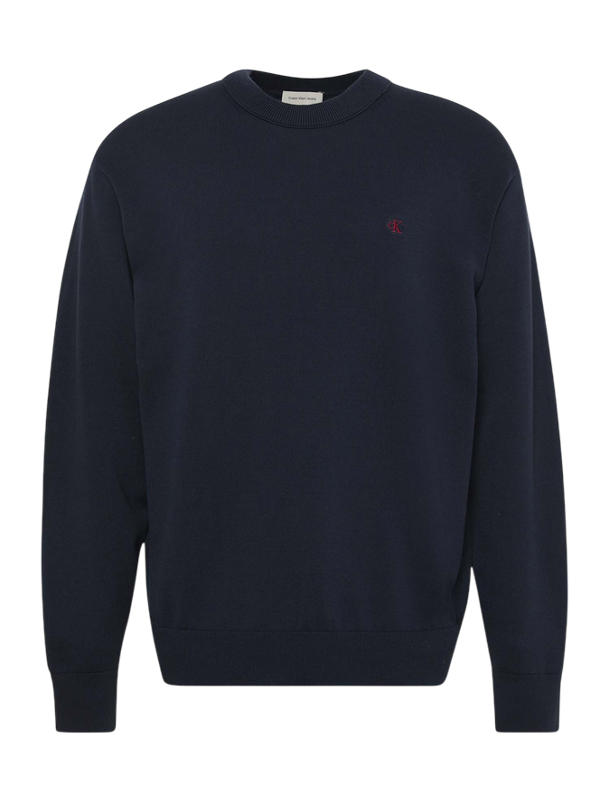 Calvin Klein Maglione Monogramma Taglio Relaxed LV04RC309G CEF  blu - Comfort e Stile Unico