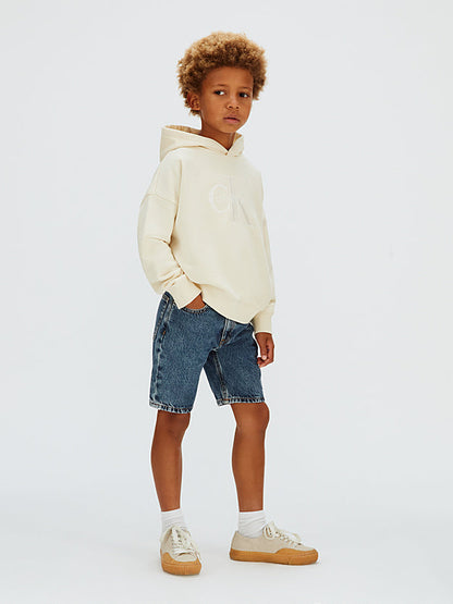 Calvin Klein Pantaloncini Jeans Junior LVCKSJC42B Blu Medio | 8-16 Anni