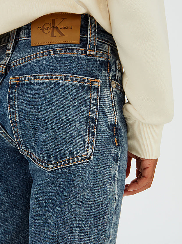 Calvin Klein Pantaloncini Jeans Junior LVCKSJC42B Blu Medio | 8-16 Anni