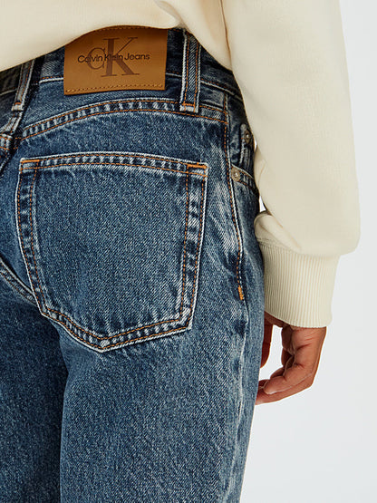 Calvin Klein Pantaloncini Jeans Junior LVCKSJC42B Blu Medio | 8-16 Anni