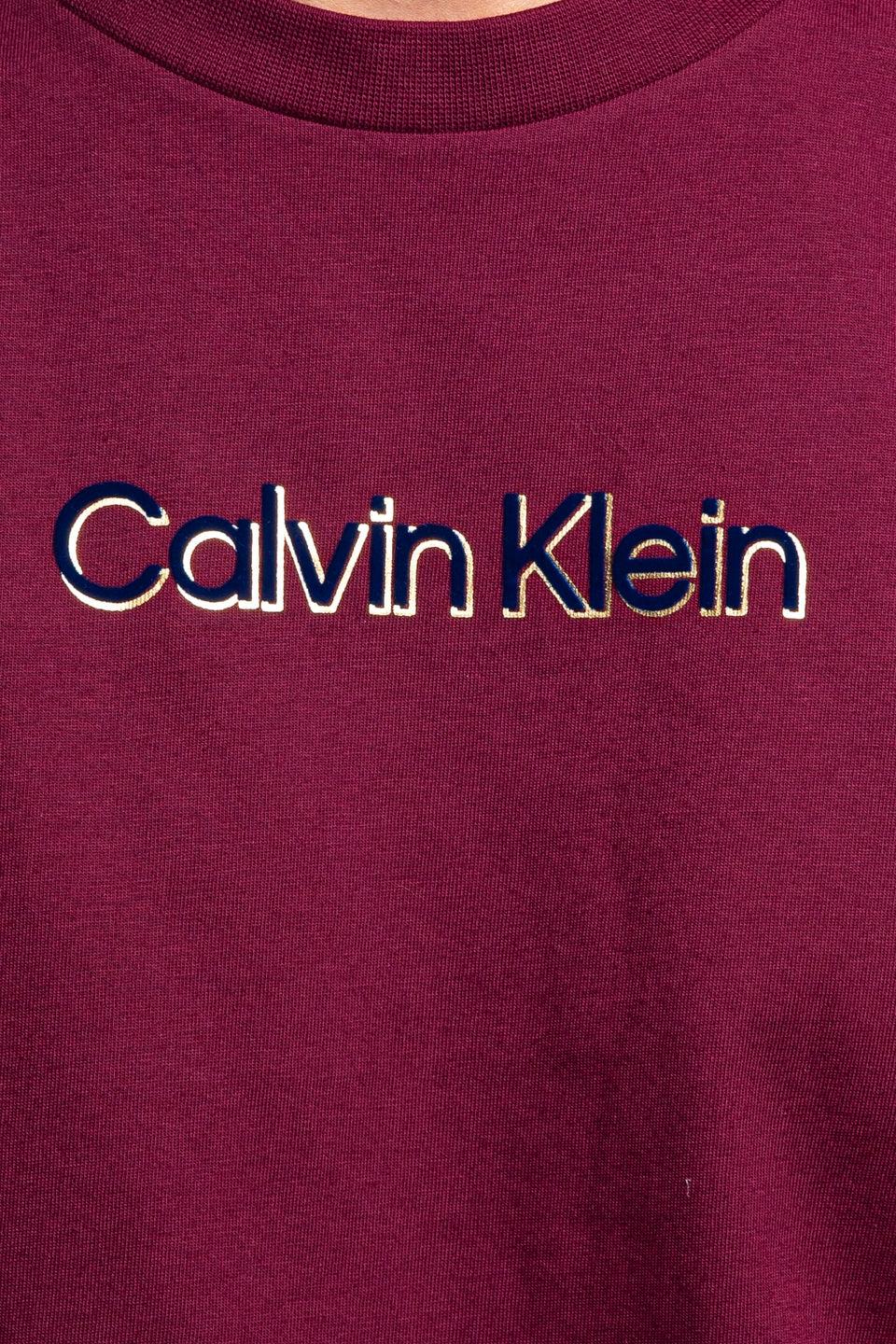 Calvin Klein T-shirt Donna Classic Foil LV047E821G2E5 Berry Glaze