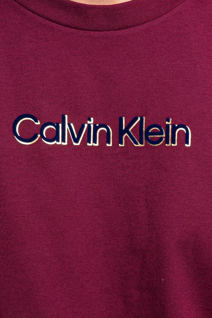 Calvin Klein T-shirt Donna Classic Foil LV047E821G2E5 Berry Glaze