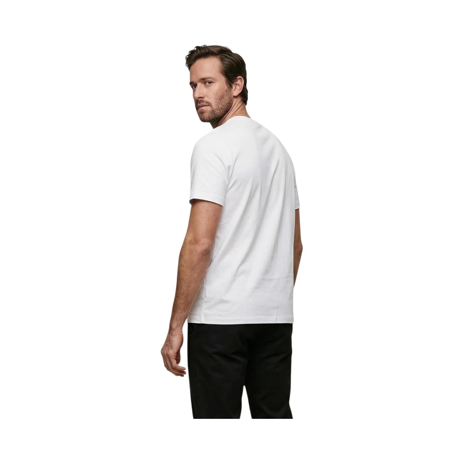 Calvin Klein T-shirt Logo LV04RF278G Bianco Manica Corta