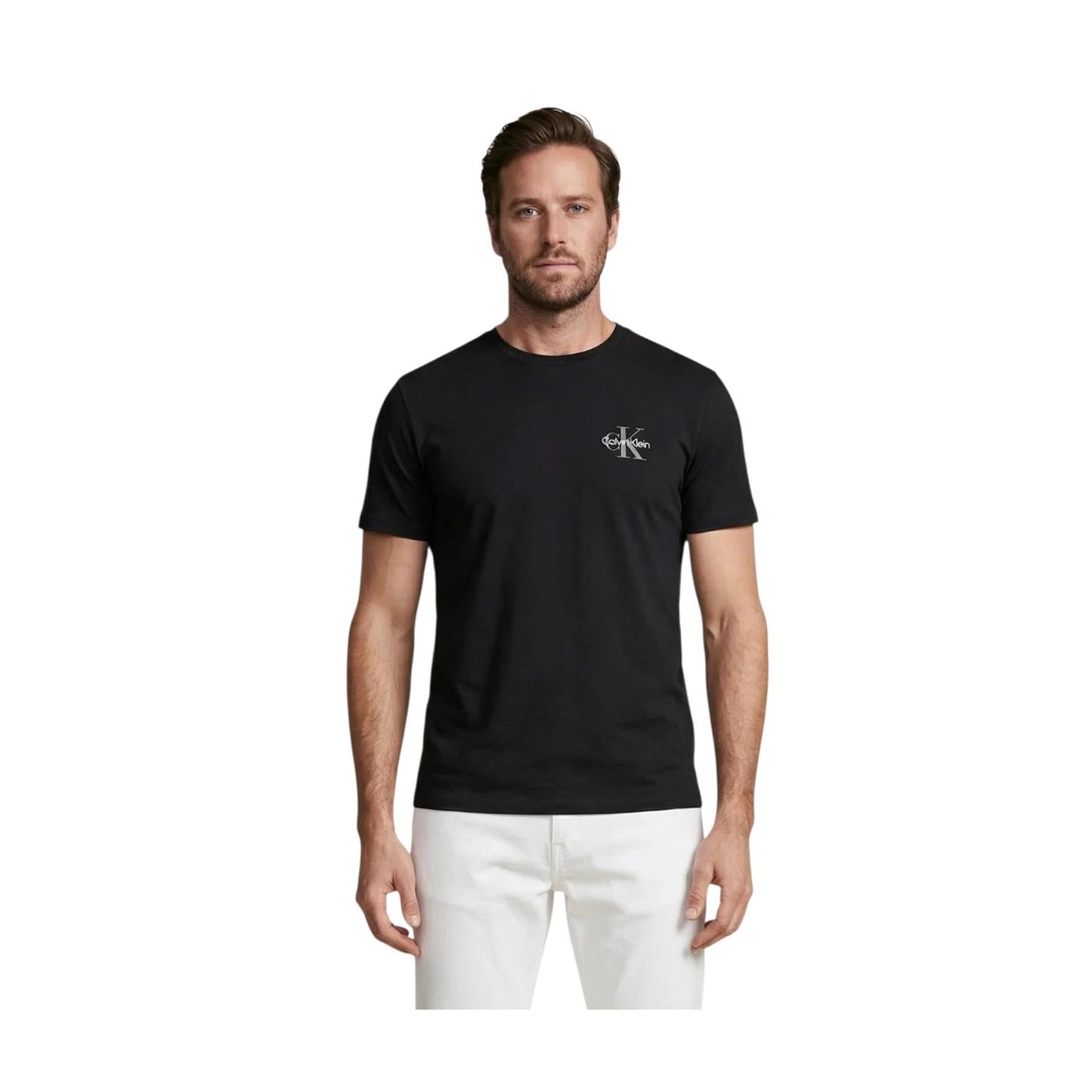 Calvin Klein T-shirt Logo LV04RF278G Nero Manica Corta