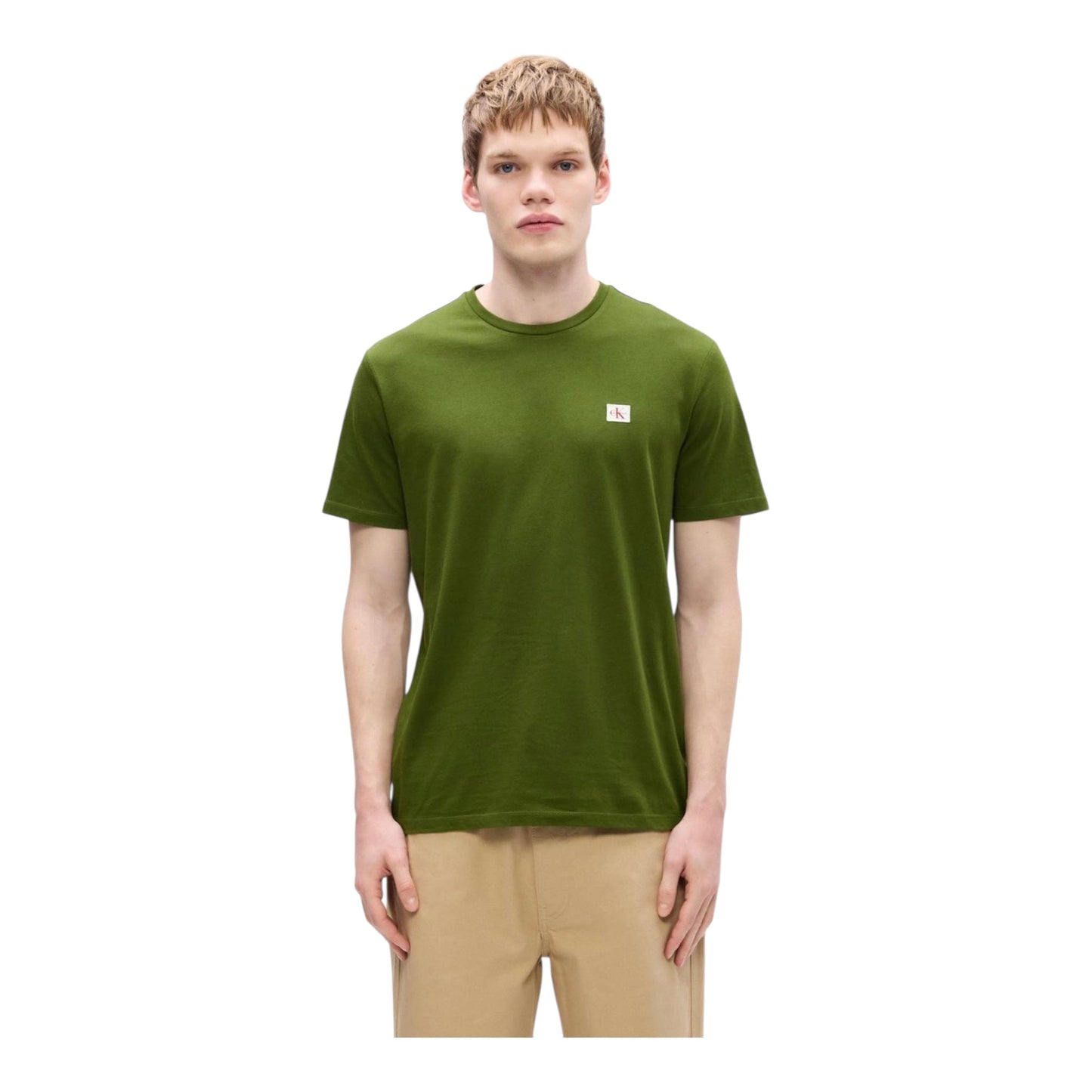 Calvin Klein Maglietta Uomo LV04RC272 2E6 Verde