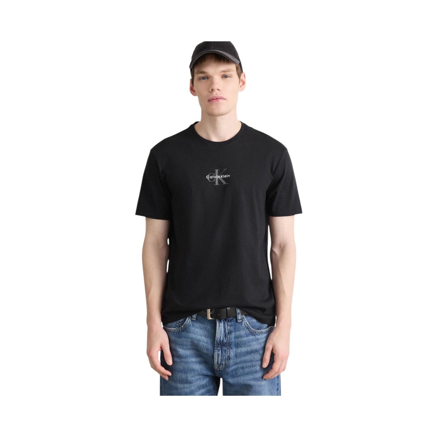 Calvin Klein T-Shirt Monogramma Uomo LV04RB866GUB1 Nero
