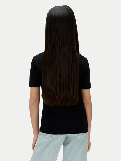 Calvin Klein T-shirt Junior Manica Corta Nera Logo - LV1CKSJA29 BEH
