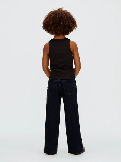 Calvin Klein Canotta Logo Junior LVCKSJB10G Nera | 8-16 Anni