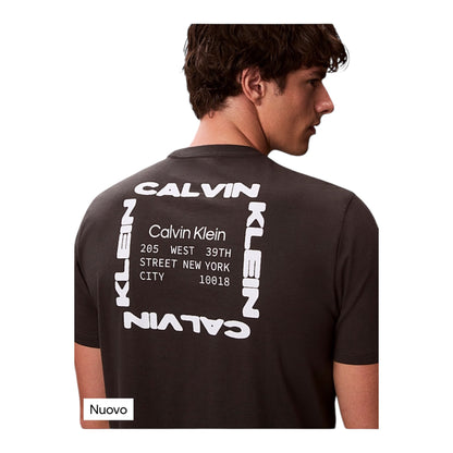 Calvin Klein Maglietta LV14RE830G 8MN Nero Slavato