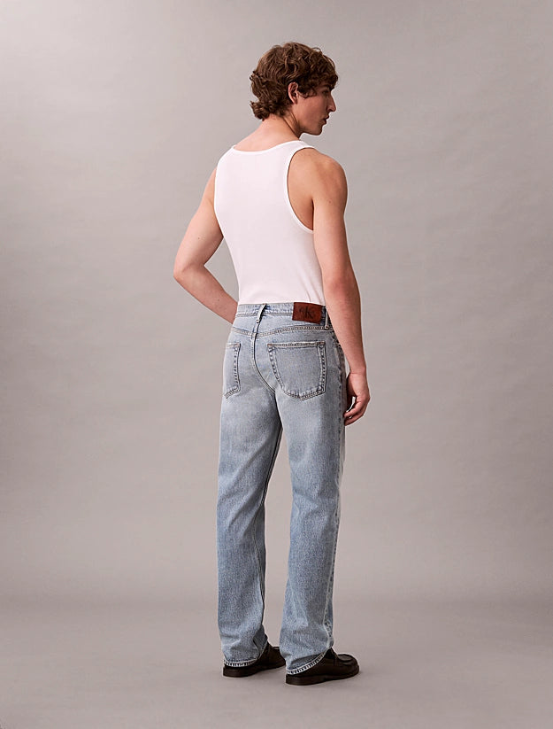 Calvin Klein Jeans Straight Standard LV04RE703G 2TI Blu Chiaro Uomo