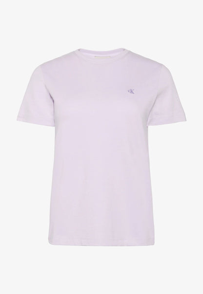 Calvin Klein T-shirt Donna Monogramma Manica Corta LV047B224G 3OQ Lilla