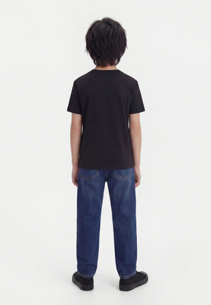 Calvin Klein T-Shirt Junior Stacked Logo LVCKSJA10B Nera | 8-16 Anni