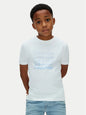 Calvin Klein T-Shirt Junior Stacked Logo LVCKSJA10B Bianca | 8-16 Anni