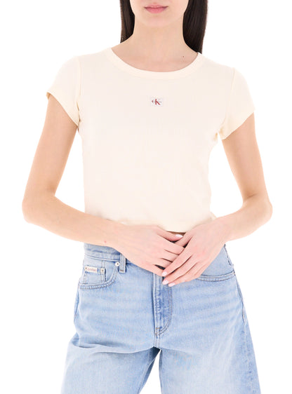 Calvin Klein T-shirt Manica Corta Costine Donna LV047C200G F7J Calico
