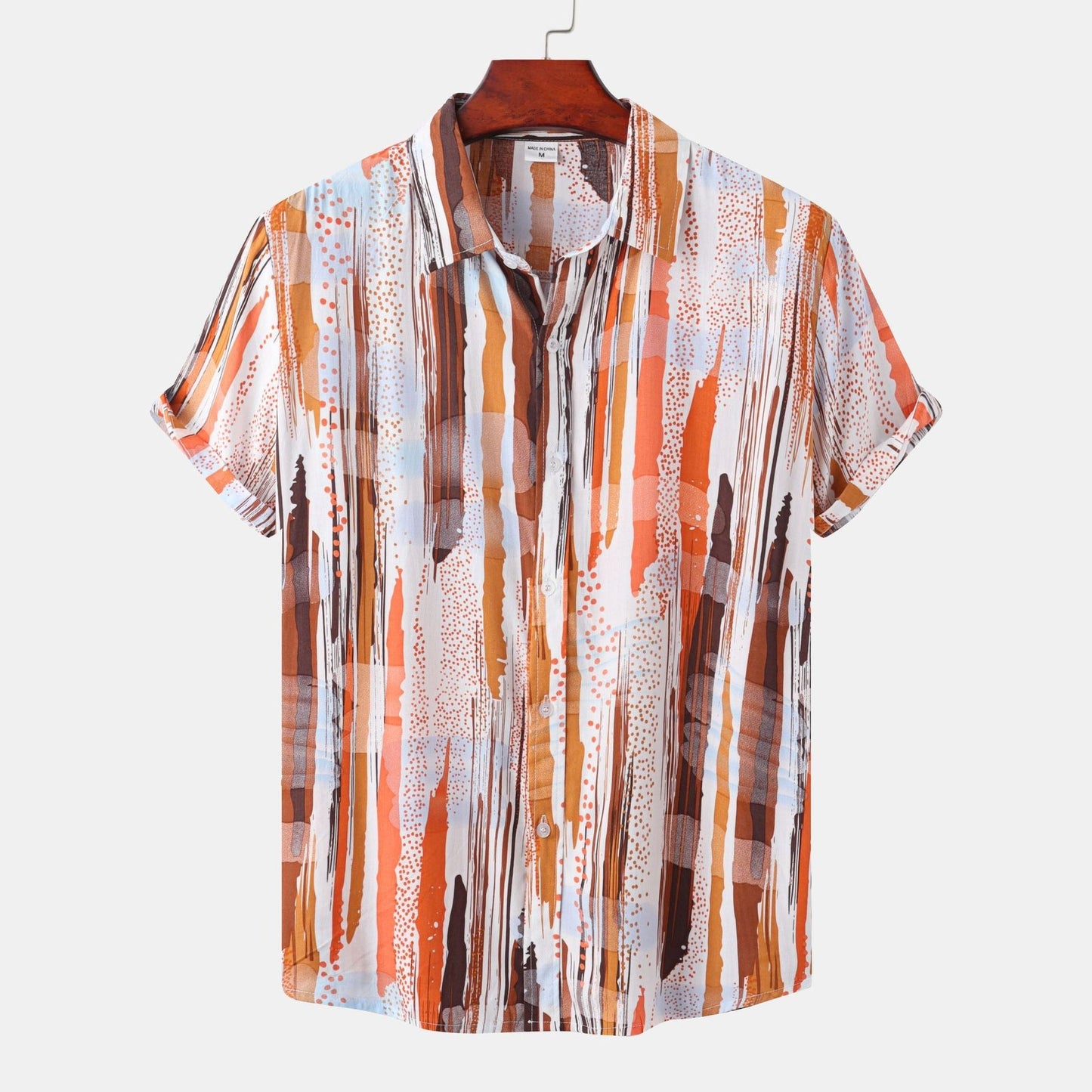 Camicia Casual Estiva Uomo a Righe – Camicia Leggera Manica Lunga