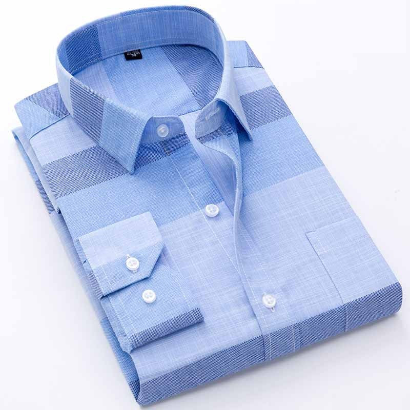 Camicia Casual da Uomo a Maniche Lunghe in Cotone – Comfort e Stile per Ogni Occasione