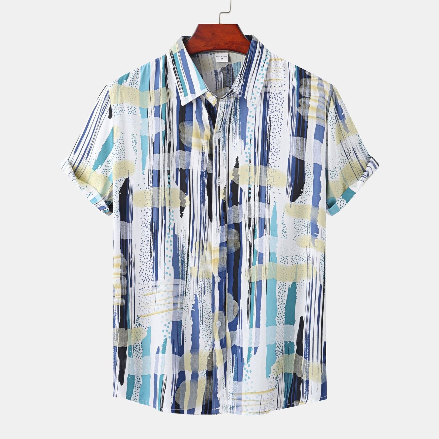 Camicia Casual Estiva Uomo a Righe – Camicia Leggera Manica Lunga
