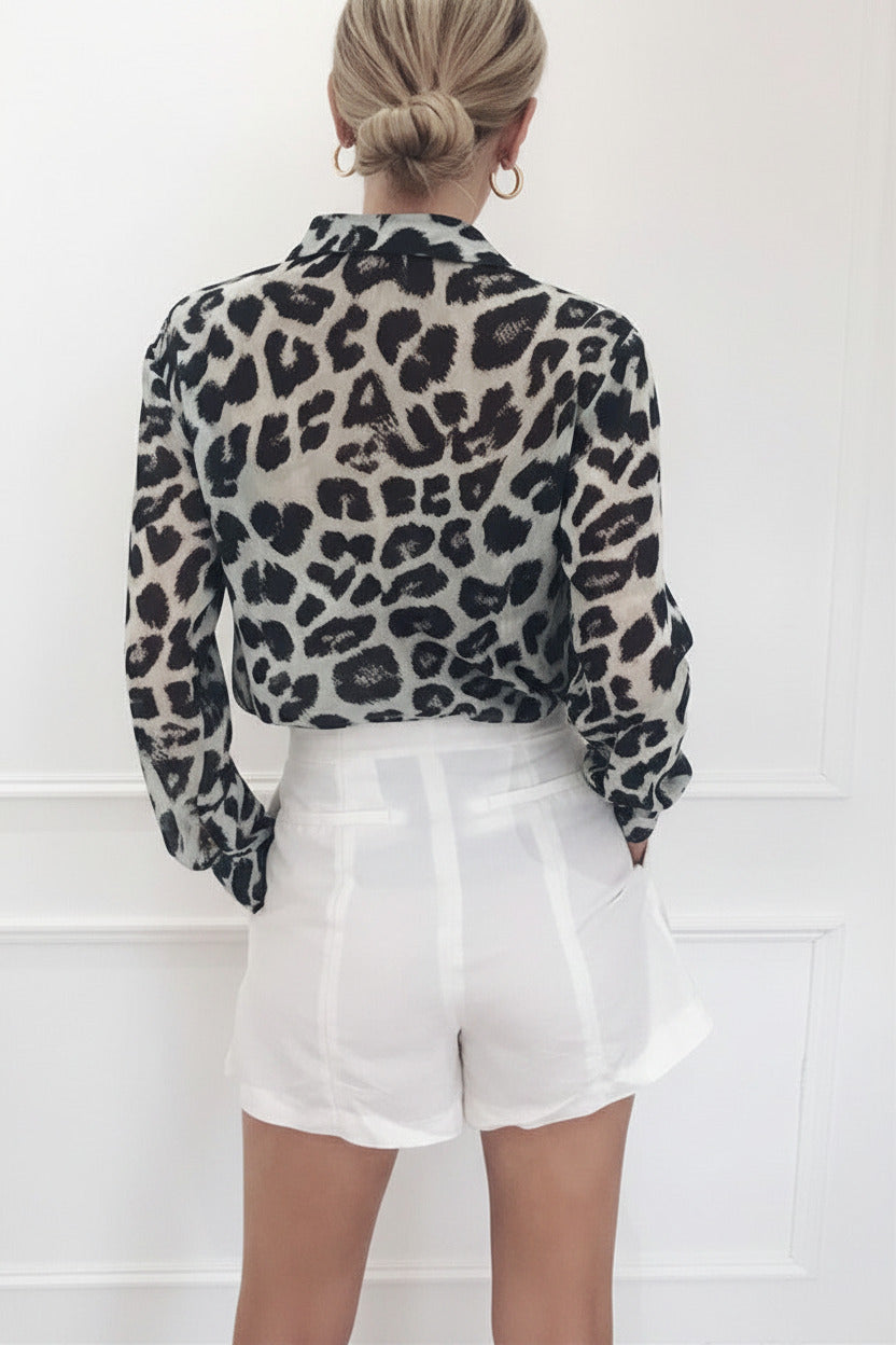 Camicia Donna Elegante Manica Lunga per Ufficio e Look Formale