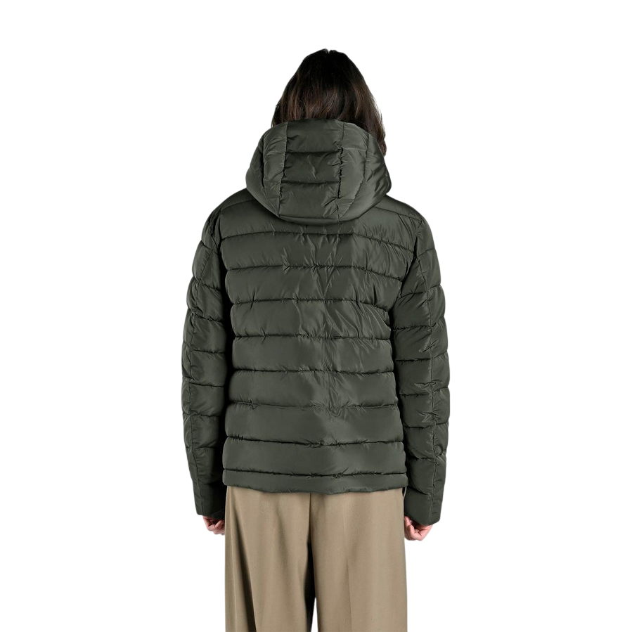 Canadian giubbotto trapuntato impermeabile da uomo con cappuccio Brochet CN.G224080/OLNI verde oliva