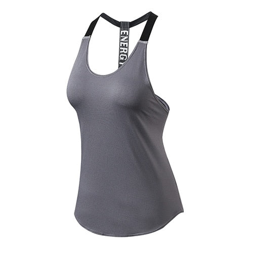 Canotta da Yoga Donna Traspirante Senza Schienale | Gilet Sportivo per Palestra