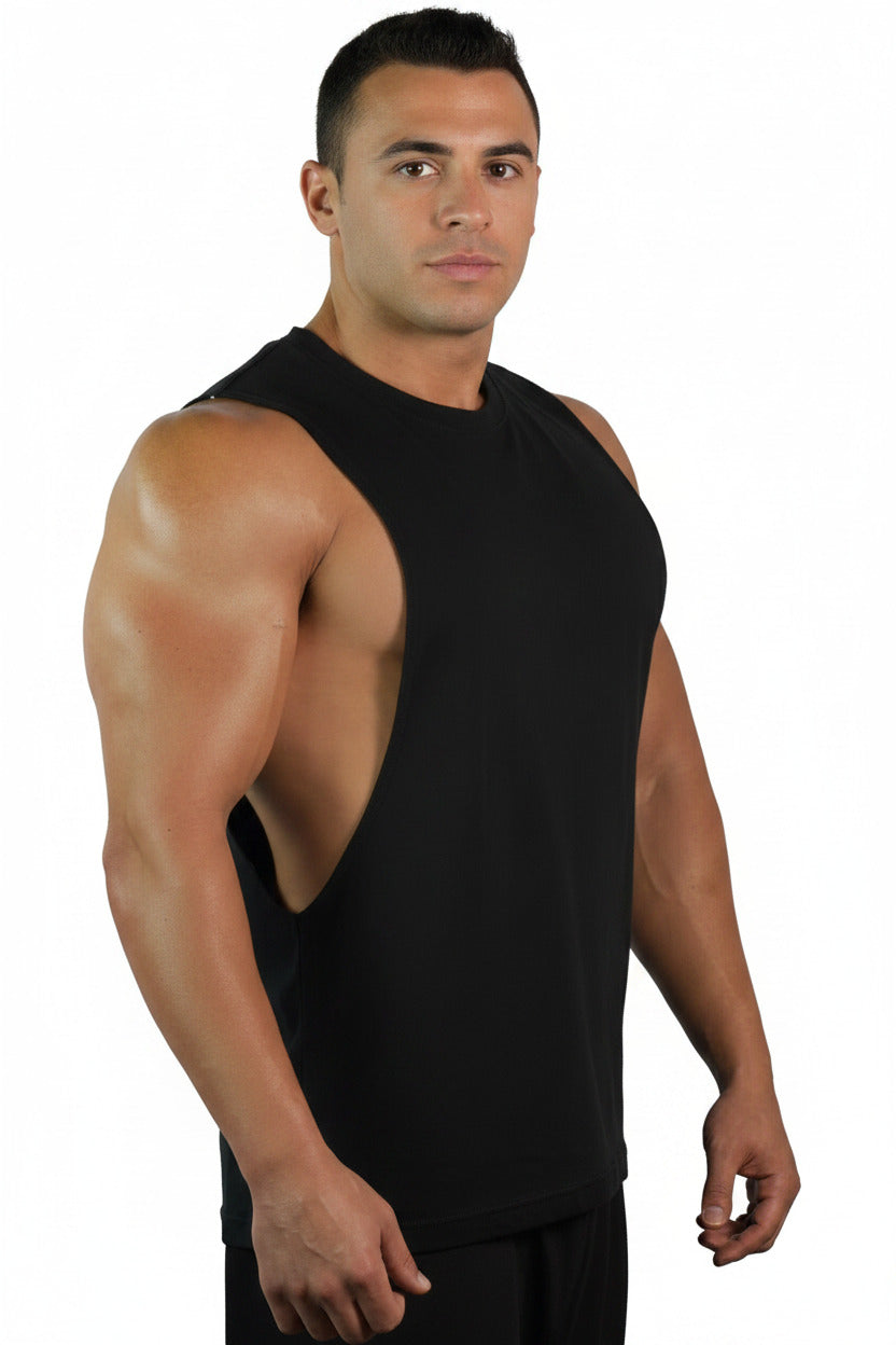 Canotta Uomo Palestra Slim Fit Senza Maniche