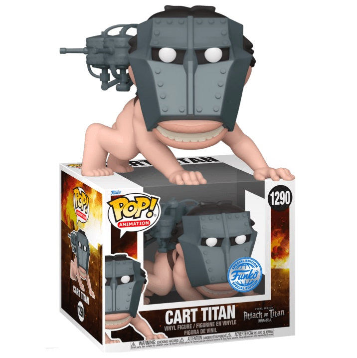Funko Pop! Animation – Attack On Titan (1290) Cart Titan Vinyl 15cm Special Exm