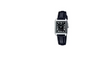 Casio women's watch LTP-V007L-1B black leather strap