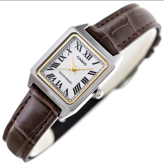 Casio LTP-V007L-7B2 – Orologio da Donna Classico con Cinturino in Pelle marrone