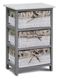 3-drawer chest 38x26x59h