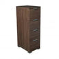 Chest of 4 Drawers Walnut Finish - Dimensions: 27 x 38 x 85h cm