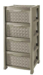 Arianna 4-drawer Chest Taupe