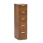 Chest of 5 Drawers Walnut Stain - Dimensions: cm 27 x 38 x 103 h