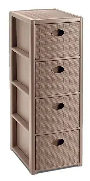 Cassettiera con 4 cassetti 30x40x80 disponibile in tre colori.