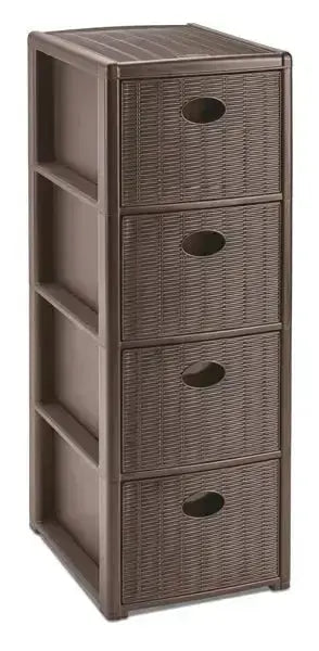 Cassettiera con 4 cassetti 30x40x80 disponibile in tre colori.